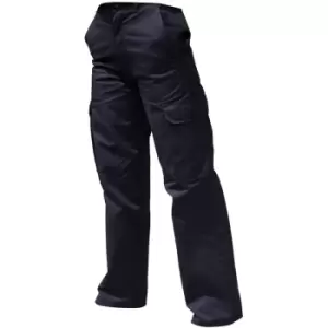 Image of Warrior Womens/Ladies Cargo Workwear Trousers (8/L) (Harbour Navy) - Harbour Navy