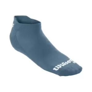 Image of Wilson Kaos II No Show Socks 1 Pack - Blue