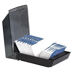 Image of Rolodex 57x102mm VIP Card Tray with 500 Cards and 24 A Z Index