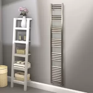 Image of Towelrads Eton Brushed Aluminium Heated Towel Rail Radiator - 1800 x 300mm