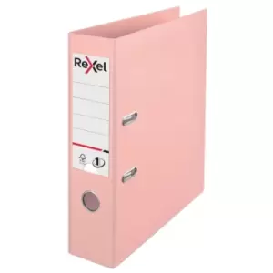 Image of A4 Lever Arch File, Peach, 75MM Spine Width, Solea NO.1 Power - Outer Carton of 10