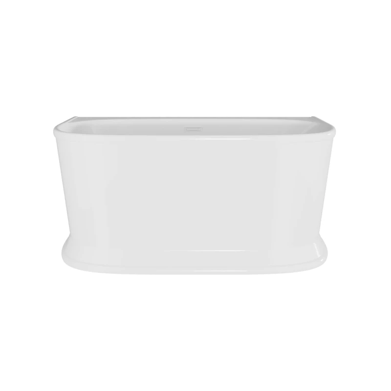 Image of BALTERLEY Contemporary Back To Wall Freestanding Bath from Balterley - 1500mm x 760mm BBFS168