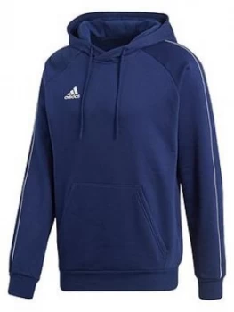 Image of Adidas Mens Core 18 Sweat Hooded Tracksuit Top