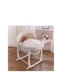 Image of Clair De Lune Dimple Cream Wicker & Deluxe Stand White, Cream