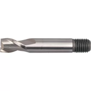 Image of 10.00MM HSS-Co 5% 2 Flute Threaded Shank Short Series Slot Drill