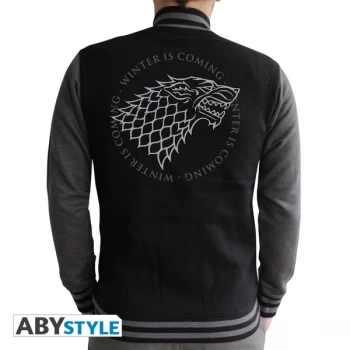 Image of Game Of Thrones - Stark Mens Medium Hoodie - Black