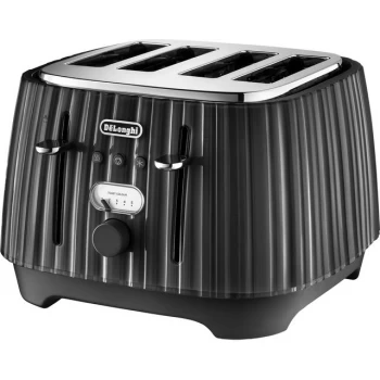Image of DeLonghi Ballerina CTD4003.BK 4 Slice Toaster