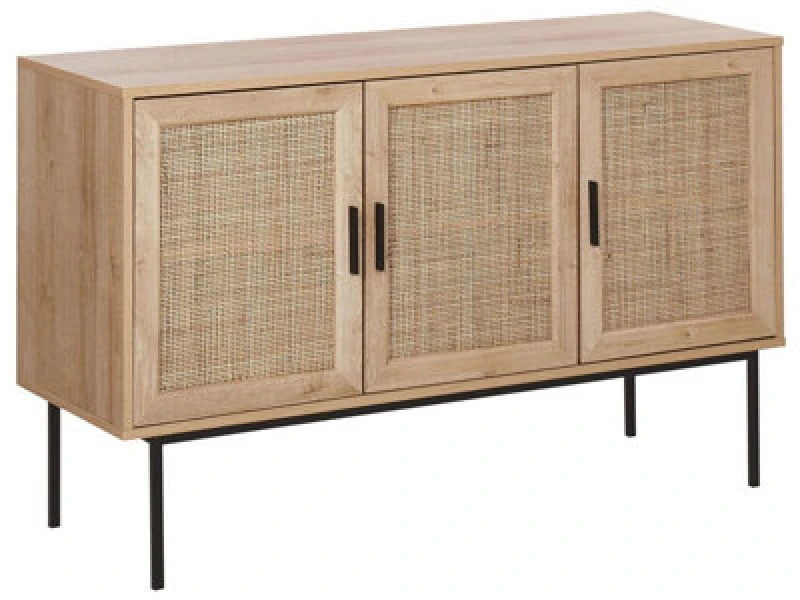Image of Beliani Boho Cabinet Pasco Light Brown