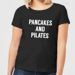 Image of Pancakes and Pilates Womens T-Shirt - Black - 4XL - Black