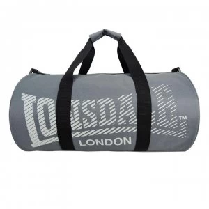 Image of Lonsdale Barrel Bag - Charcoal/Grey
