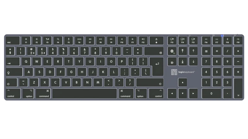 Image of Logickeyboard SKB-TM-UK keyboard Home USB + Bluetooth QWERTY UK Englis