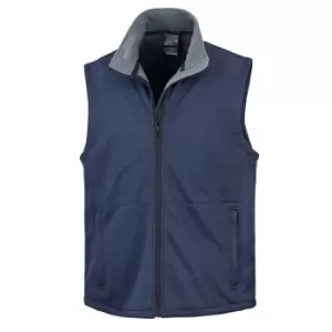 Image of Result Mens Core Soft Shell Bodywarmer Jacket (M) (Navy Blue)