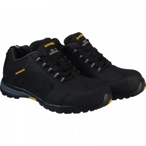 Image of Roughneck Mens Stealth Safety Trainers Black Size 7