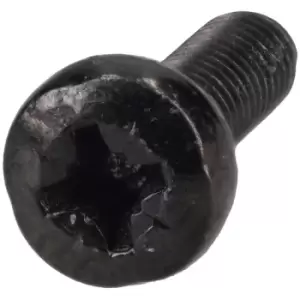 Image of R-TECH 337002 Black Pozi Pan Head Machine Screws M3 12mm - Pack Of 100