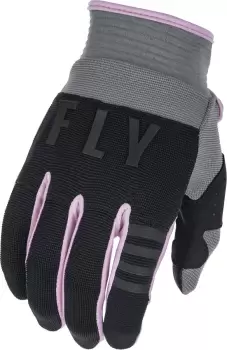 Image of FLY Racing F-16 Gloves Grey Black Pink M