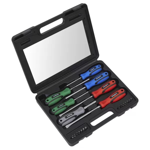 Image of Genuine SEALEY S0923 Screwdriver Set 21pc with Carry-Case