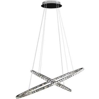 Image of Linea Verdace Lighting - Linea Verdace Aureool Integrated Pendant Ceiling Light Light Chrome