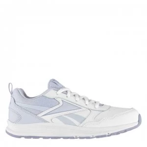 Image of Reebok Almotio 5.0 Leather Girls Trainers - White/Lilac