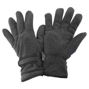Image of FLOSO Mens Thinsulate Winter Thermal Fleece Gloves (3M 40g) (Medium) (Navy)