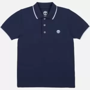 Image of Timberland Kids Cotton-Pique Polo Shirt - 14 Years