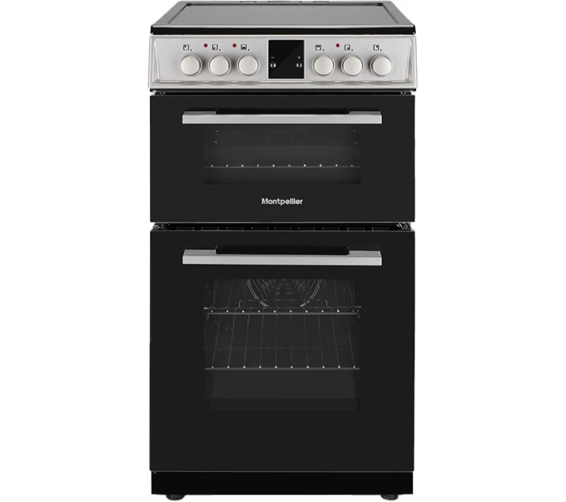 Image of Montpellier MDOC50FS 50cm Electric Ceramic Cooker - Silver/Grey,Black 5060617983306
