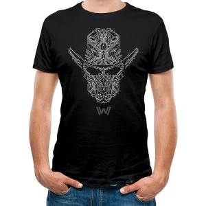 Image of Westworld - Circuit Face Mens Medium T-Shirt - Black