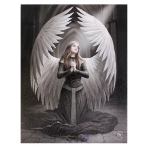 Image of Small Prayer For The Fallen Canvas Picture by Anne Stokes