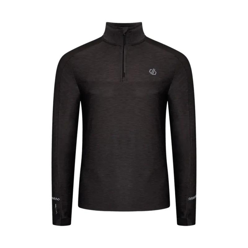 Image of Dare 2b Dare 2b Men 'Power Up II' Lightweight Jersey in Black Size: Medium Black M Male 5059404836000