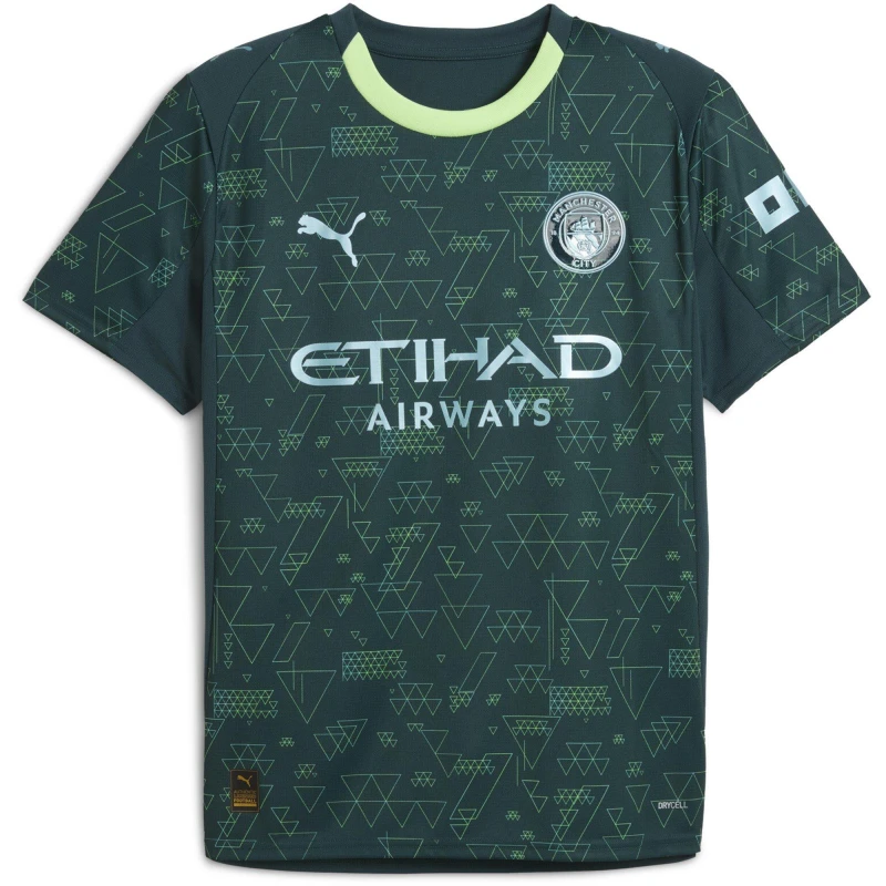 Image of Puma Manchester City Fourth Kit 2025/26 Vert Male L 782692-04
