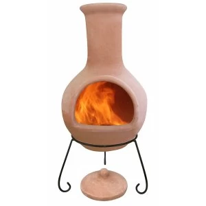 Image of Gardeco Extra-Large Colima Mexican Chiminea - Terracotta