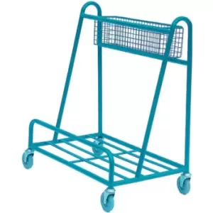 Image of Open Board Trolley with Basket - 200kg Capacity