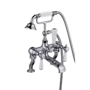 Image of Chrome Bath Shower Mixer Tap - Helston
