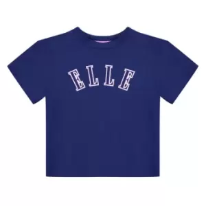 Image of Elle Fitted T-Shirt Child Girls - Blue