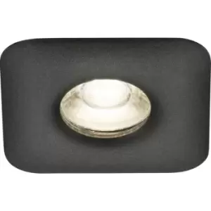 Image of Knightsbridge - Odina Single Fixed Square Downlight Black - ODA1FSB