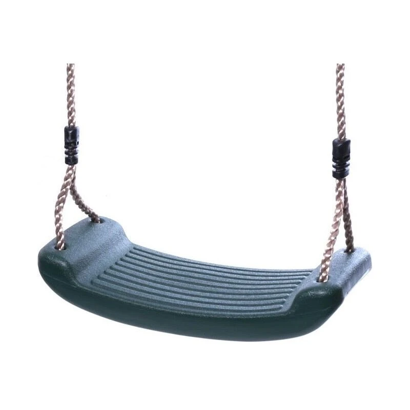 Image of Rebo Swing Seat With Adjustable Ropes - Dark Green