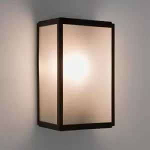 Image of Homefield Outdoor Sensor Wall Lantern Black IP44, E27