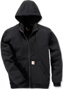 Image of Carhartt Wind Fighter Zip Hoodie, black, Size S, black, Size S
