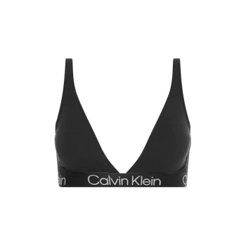 Image of Calvin Klein Modern Structure Triangle Bra - Black UB1