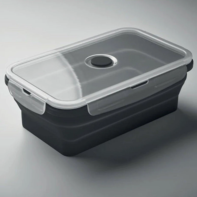 Image of Treat Republic Black Collapsible Lunch Box Black unisex Standard