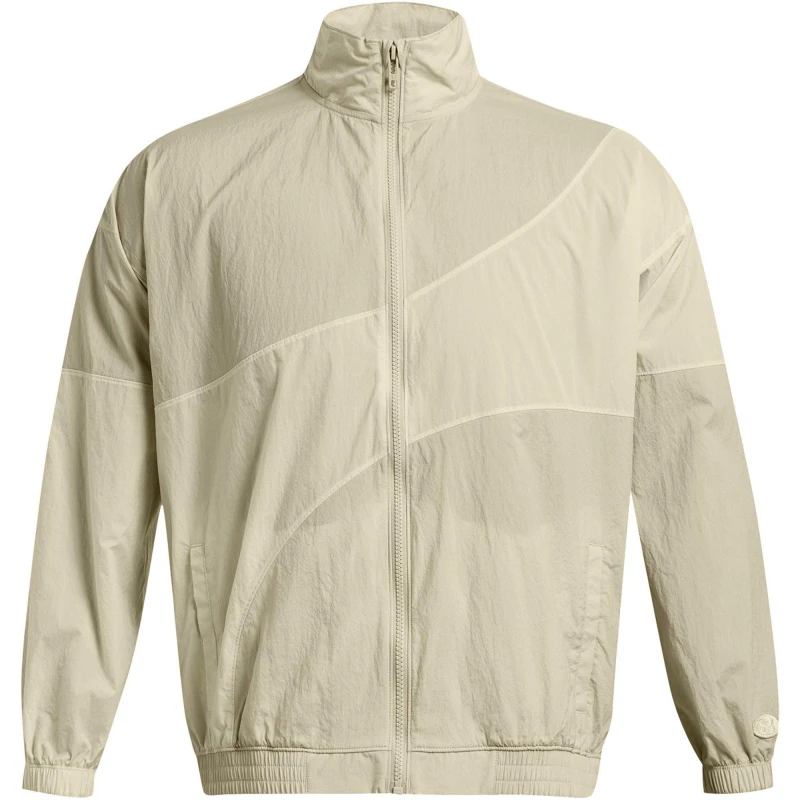 Image of Under Armour Womens Legacy Crinkle Performance Training Jacket Brown female 8 (XS)