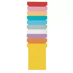 Image of Nobo T-Cards Size 1 Yellow Pack 100 - Outer carton of 5