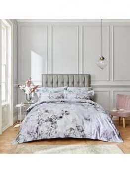 Image of Catherine Lansfield Bianca Amethyst 400Tc Duvet Set - Ks