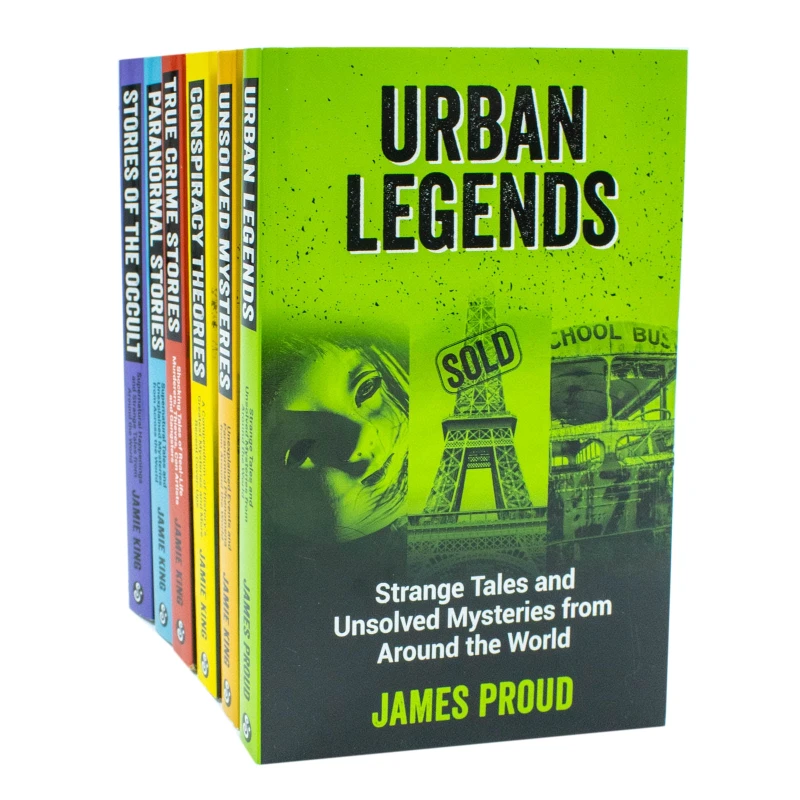 Image of Jamie King Collection 6 Book Set Paranormal Stories True Crime Urban Legends Jamie King Books
