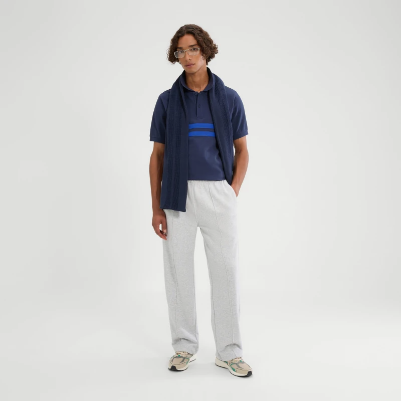 Image of Ellesse Mens Muccia Polo in Navy Size: Medium Navy Male M