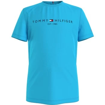Image of Tommy Hilfiger DAWALI boys's Childrens T shirt in Blue - Sizes 8 years,12 years