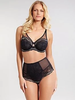 Image of Panache Arla High Apex Balconette Bra - Black, Noir, Size 34G, Women