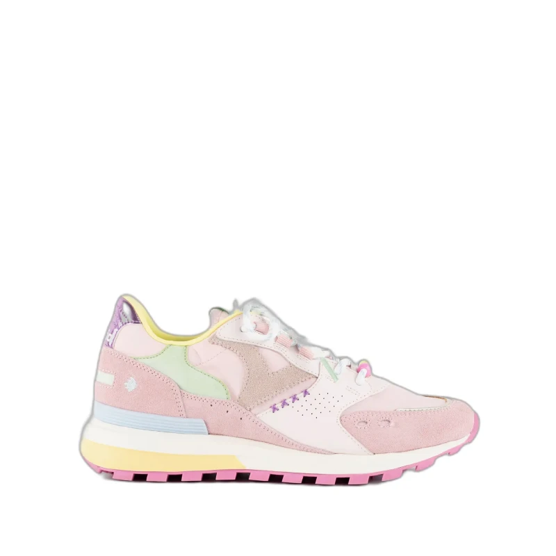 Image of Victoria Womens nylon and suede trainers Victoria Luna Rose Female 37