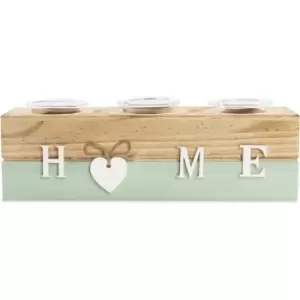 Image of Home Tealight Candle Holder Blue M&W - Blue