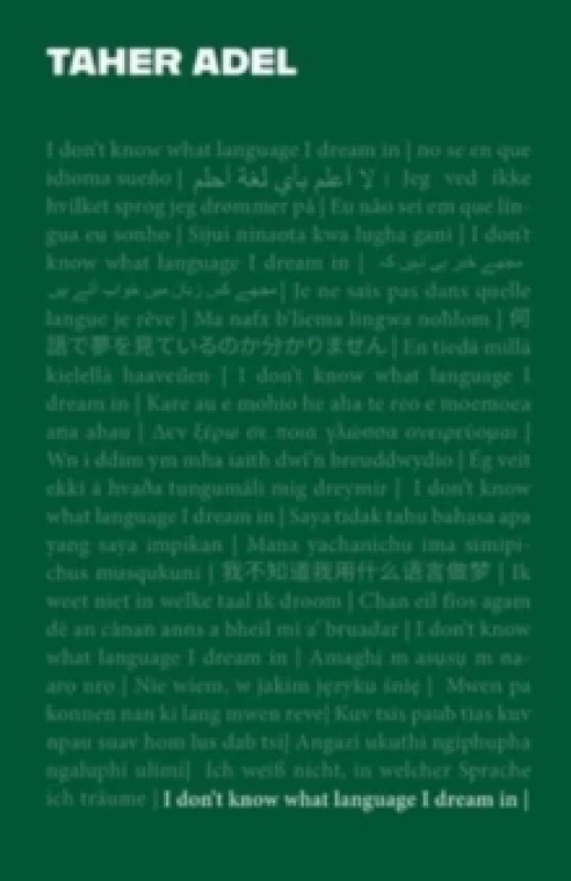 Image of I don't know what language I dream in Paperback / softback