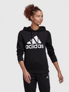 Image of Adidas Big Logo Hoodie - Black